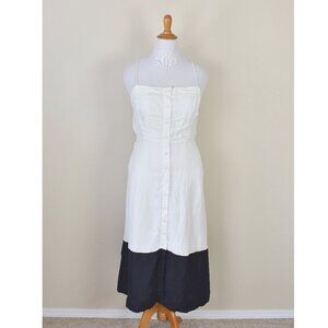 Maeve Colorblocked Contrast Midi Dress NEW - XL